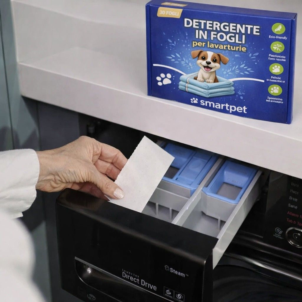 Detersivo per Lavatrice SmartPet - Pacco da 30 Fogli