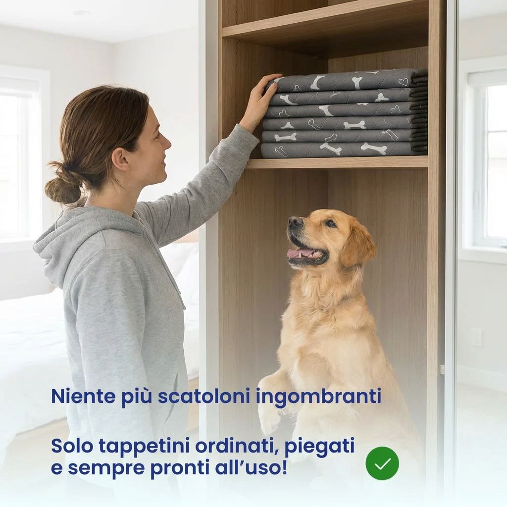 SmartPet - Tappetino igienico, assorbente e lavabile per cani e cuccioli